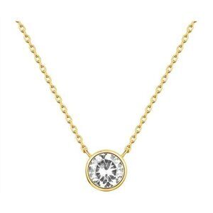 14K Gold Plated 1.00 ct (D Color, VVS Clarity) CZ Simulated Diamond Necklace
